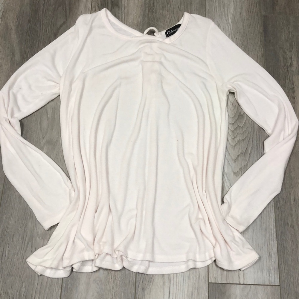 Laced back long sleeve